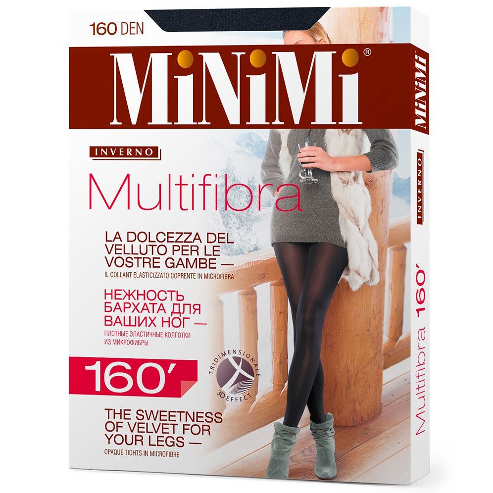 Колготки MiNiMi Multifibra 160 ден, размер 5XL, цвет серая дымка Fumo  купить в Москве по цене 625.0000 руб в интернет-магазине